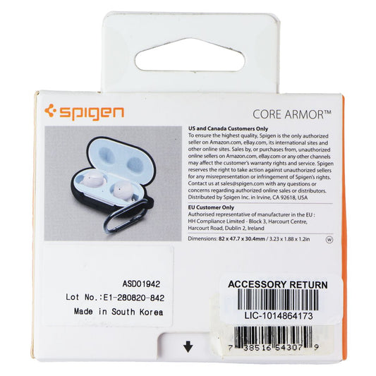 Spigen Core Armor Case for Samsung Galaxy Buds+ / Buds - Black iPod, Audio Player Accessories - Cases, Covers & Skins Spigen - Simple Cell Bulk Wholesale Pricing - USA Seller