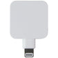 Square Reader for MagStripe with Lightning 8-Pin Connector - White Point of Sale Equipment - Credit Card Terminals, Readers Square - Simple Cell Bulk Wholesale Pricing - USA Seller