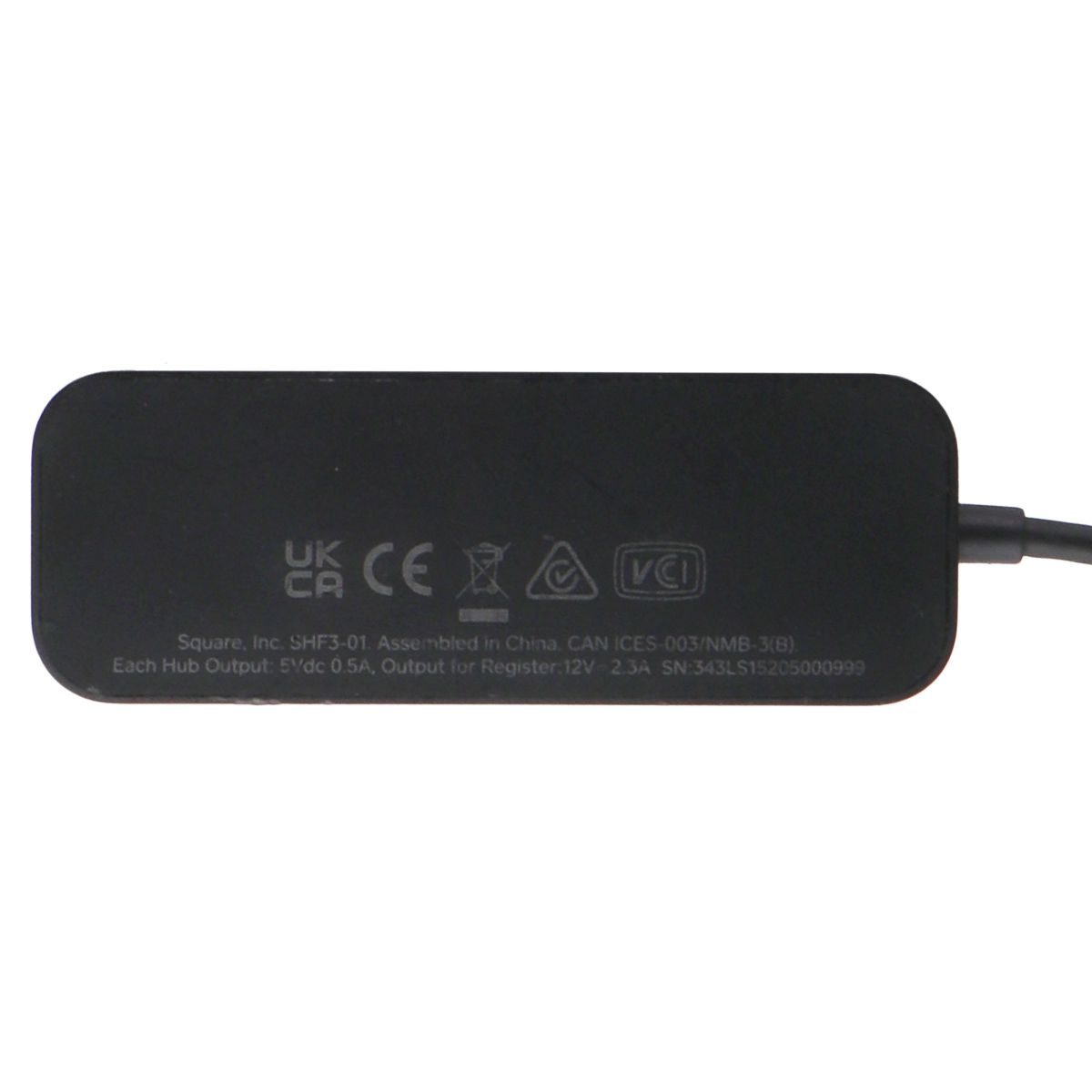 Square Replacement Hub for Square Register - Black