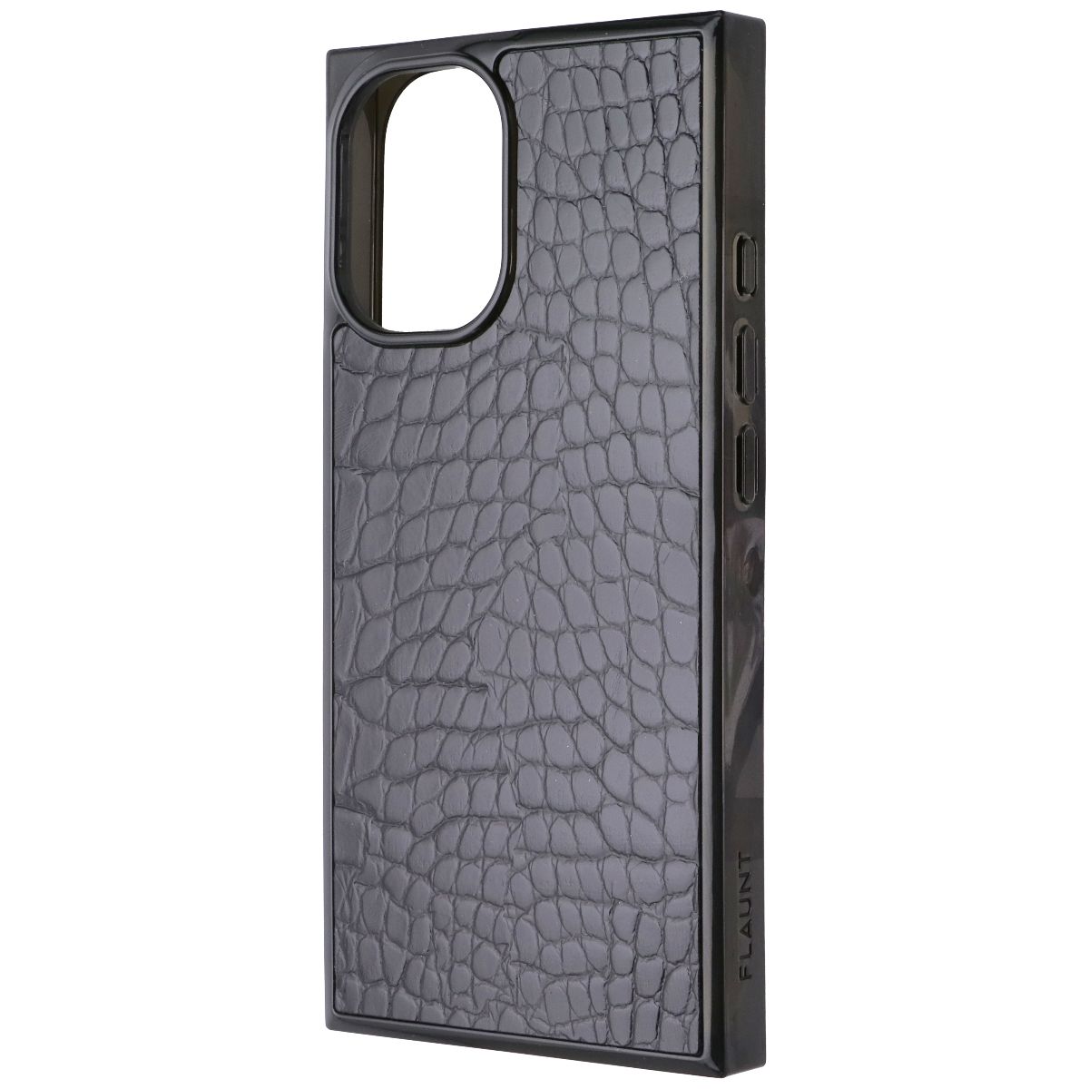 Square by Flaunt Case for MagSafe for Apple iPhone 16 - Black Crocodile