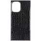 Square by Flaunt Case for MagSafe for Apple iPhone 16 - Black Crocodile