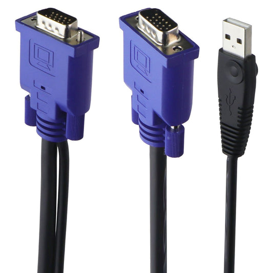 StarTech (10ft / 3m) Ultra Thin USB VGA 2-in-1 KVM Switch Cable (SVECONUS10) Computer/Network - Monitor/AV Cables & Adapters StarTech - Simple Cell Bulk Wholesale Pricing - USA Seller