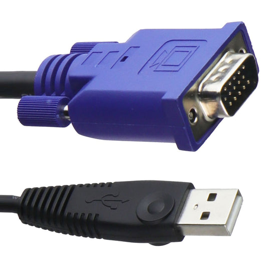 StarTech (10ft / 3m) Ultra Thin USB VGA 2-in-1 KVM Switch Cable (SVECONUS10) Computer/Network - Monitor/AV Cables & Adapters StarTech - Simple Cell Bulk Wholesale Pricing - USA Seller