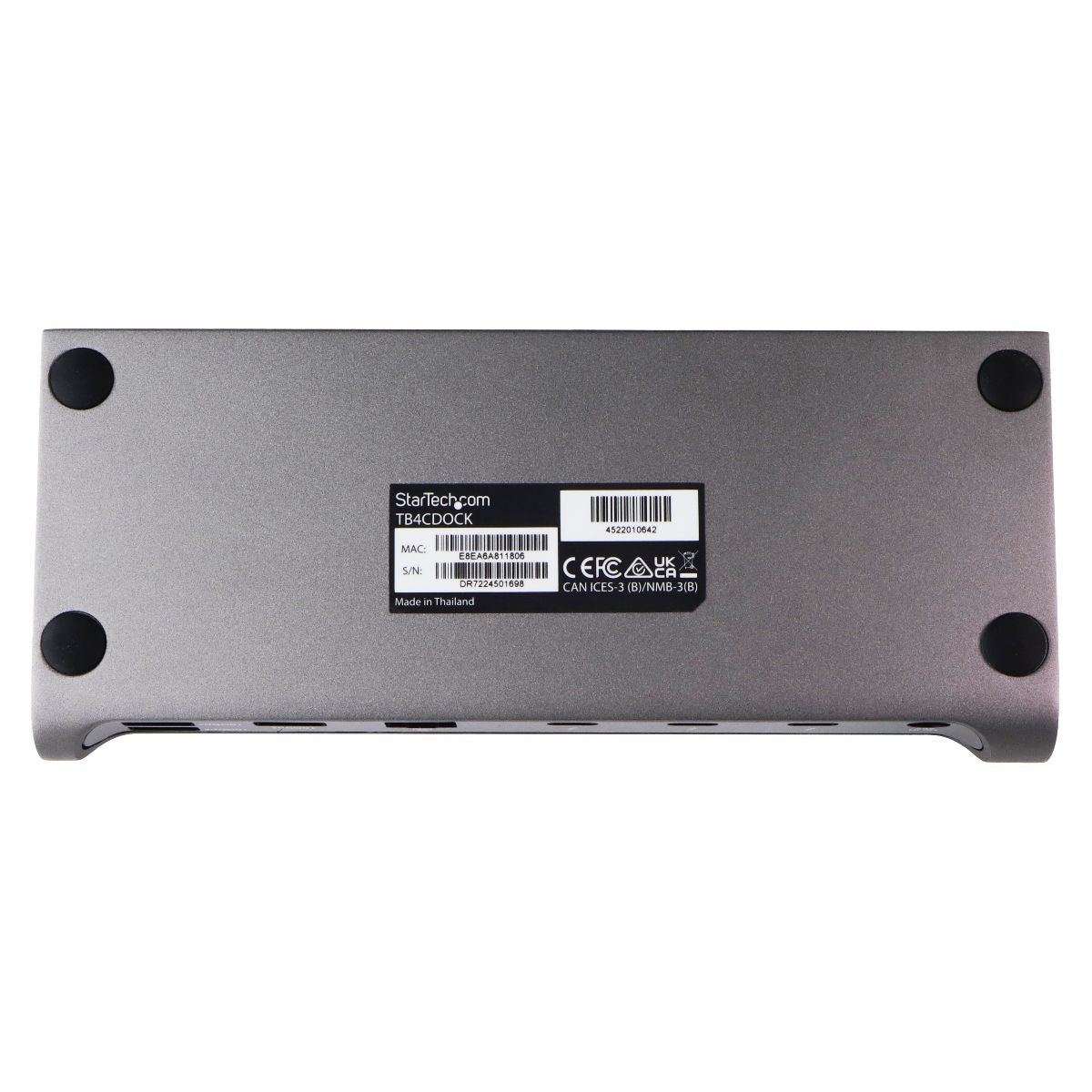 StarTech.com TB4CDOCK Thunderbolt 4 Docking Station with 96W Power Delivery Computer Accessories - Laptop Docking Stations StarTech.com - Simple Cell Bulk Wholesale Pricing - USA Seller