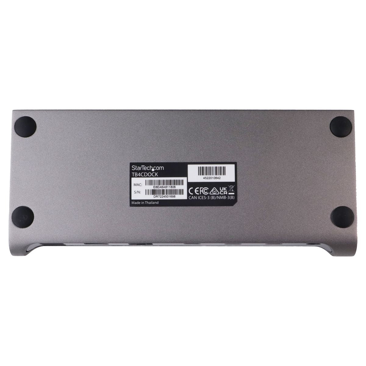 StarTech TB4CDOCK Thunderbolt 4 Docking Station with 96W Power Delivery Computer Accessories - Laptop Docking Stations StarTech - Simple Cell Bulk Wholesale Pricing - USA Seller