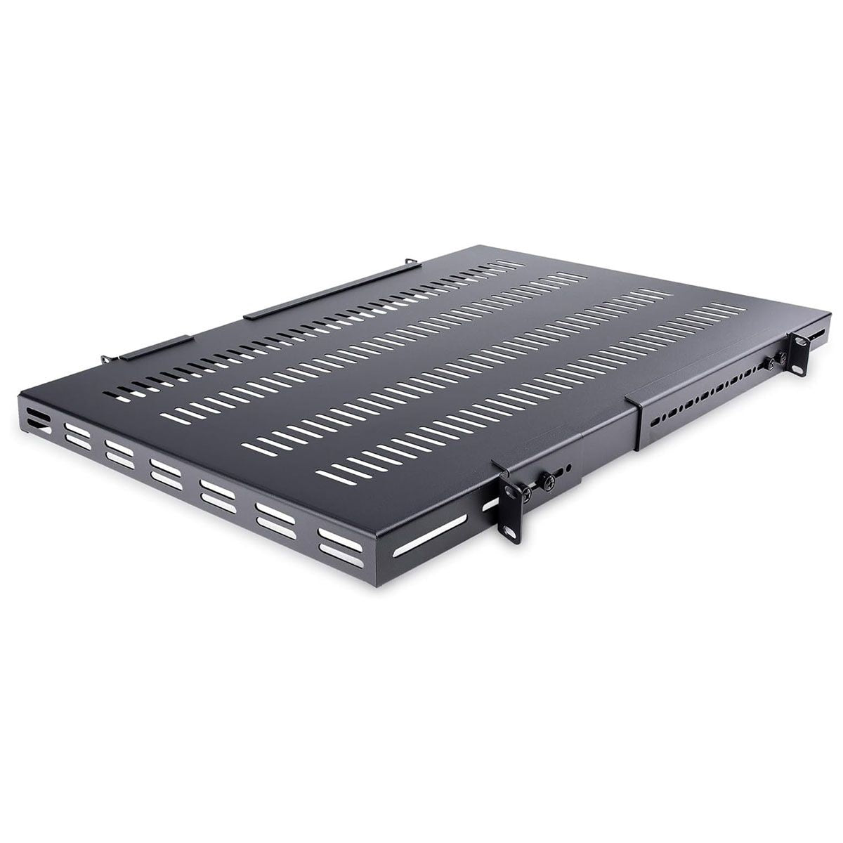 StarTech.com 1U Adjustable Depth Vented Shelf for Serve Racks - Black Office Supplies - Other Office Supplies StarTech.com - Simple Cell Bulk Wholesale Pricing - USA Seller