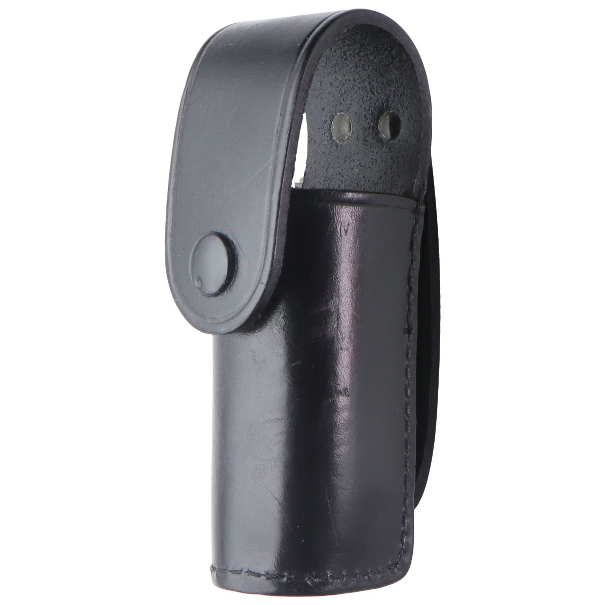 Stallion Leather Single Utility Holder Belt Pouch - Black / Black Button Other Sporting Goods Stallion Leather - Simple Cell Bulk Wholesale Pricing - USA Seller