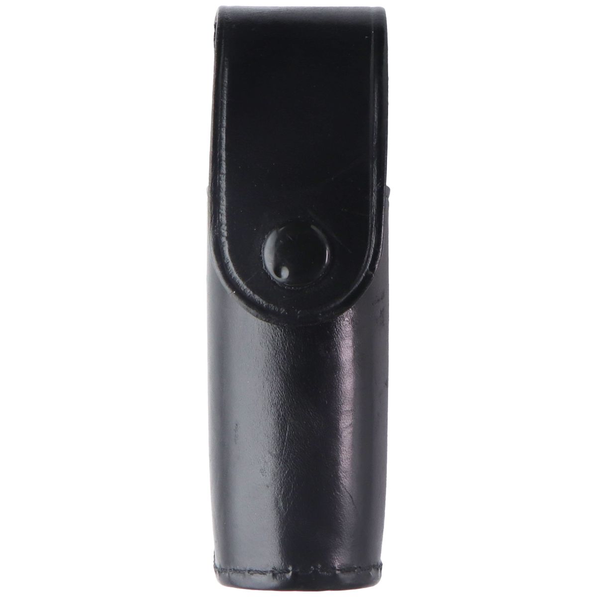 Stallion Leather Single Utility Holder Belt Pouch - Black / Black Button Other Sporting Goods Stallion Leather - Simple Cell Bulk Wholesale Pricing - USA Seller