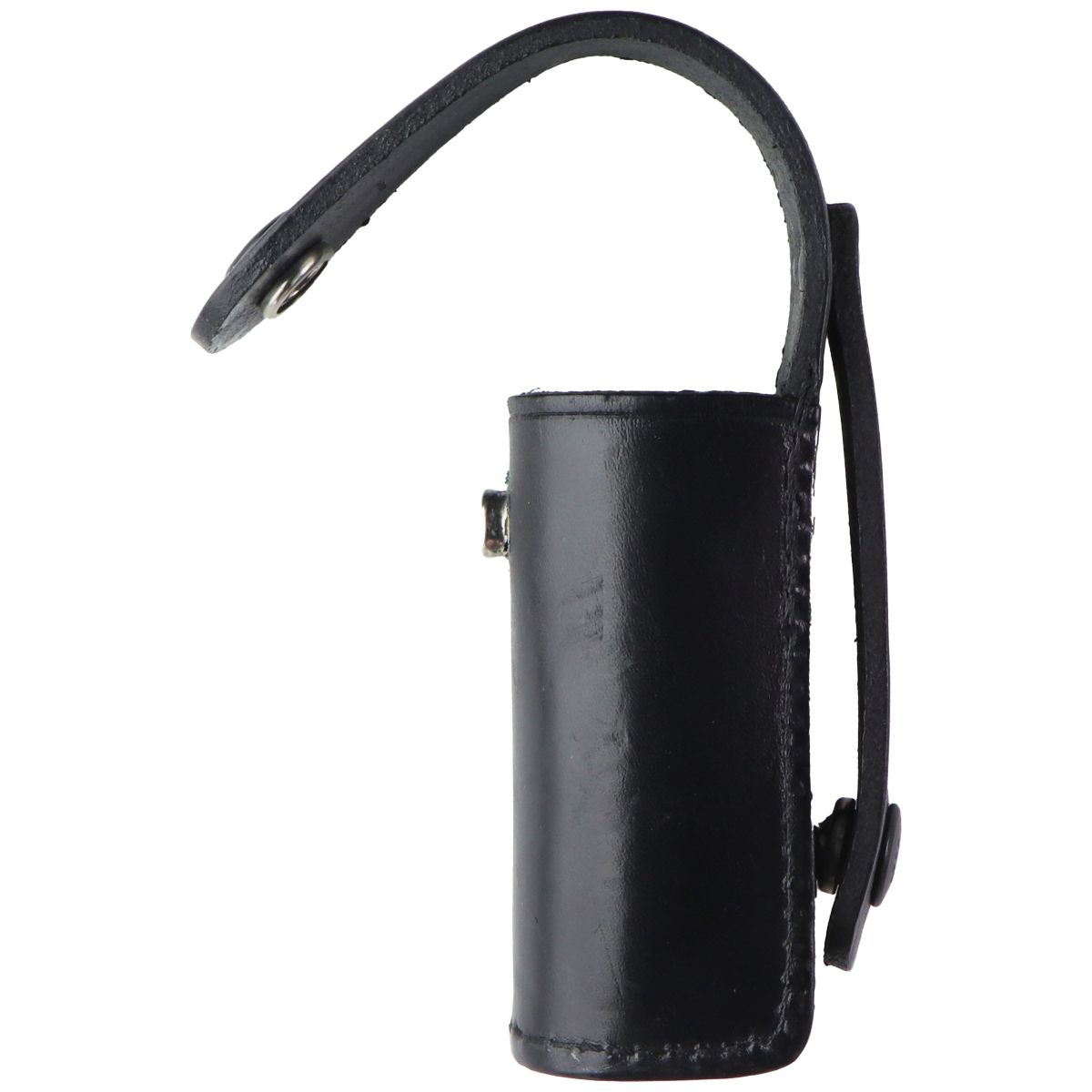 Stallion Leather Single Utility Holder Belt Pouch - Black / Black Button Other Sporting Goods Stallion Leather - Simple Cell Bulk Wholesale Pricing - USA Seller