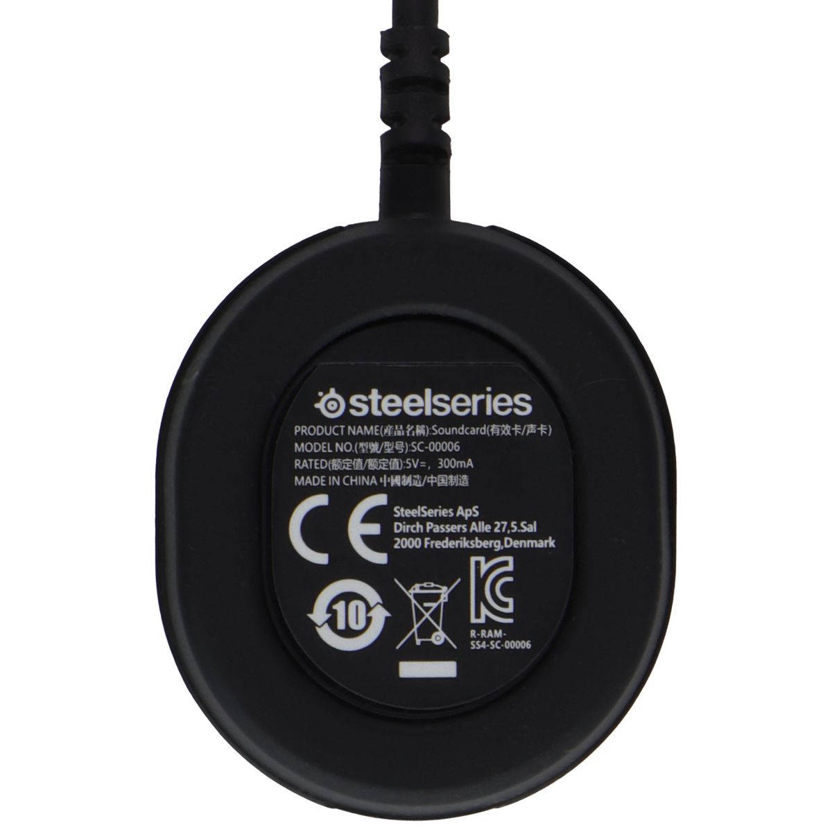 SteelSeries Arctis 5 USB Sound Card (SC-00006) - Black Gaming/Console - Cables & Adapters SteelSeries - Simple Cell Bulk Wholesale Pricing - USA Seller