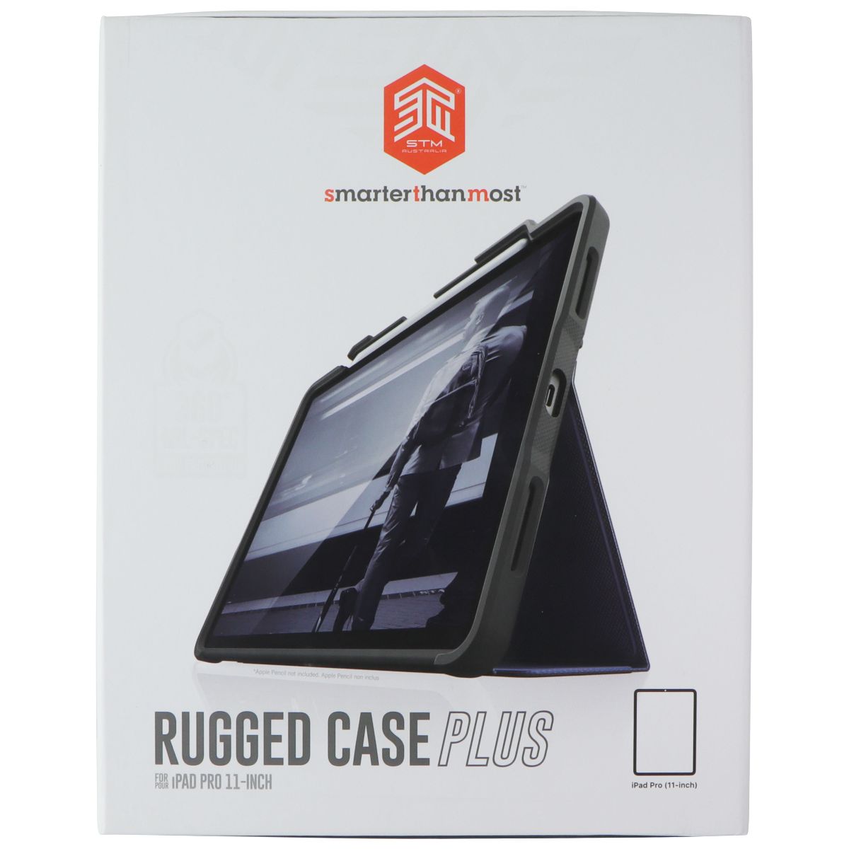 STM Rugged Case Plus Series for iPad Pro 11-inch (2nd/1st Gen) - Midnight Blue iPad/Tablet Accessories - Cases, Covers, Keyboard Folios STM - Simple Cell Bulk Wholesale Pricing - USA Seller