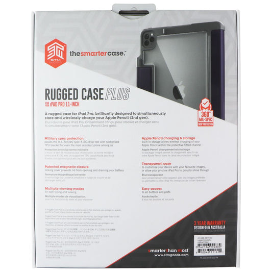 STM Rugged Case Plus Series for iPad Pro 11-inch (2nd/1st Gen) - Midnight Blue iPad/Tablet Accessories - Cases, Covers, Keyboard Folios STM - Simple Cell Bulk Wholesale Pricing - USA Seller