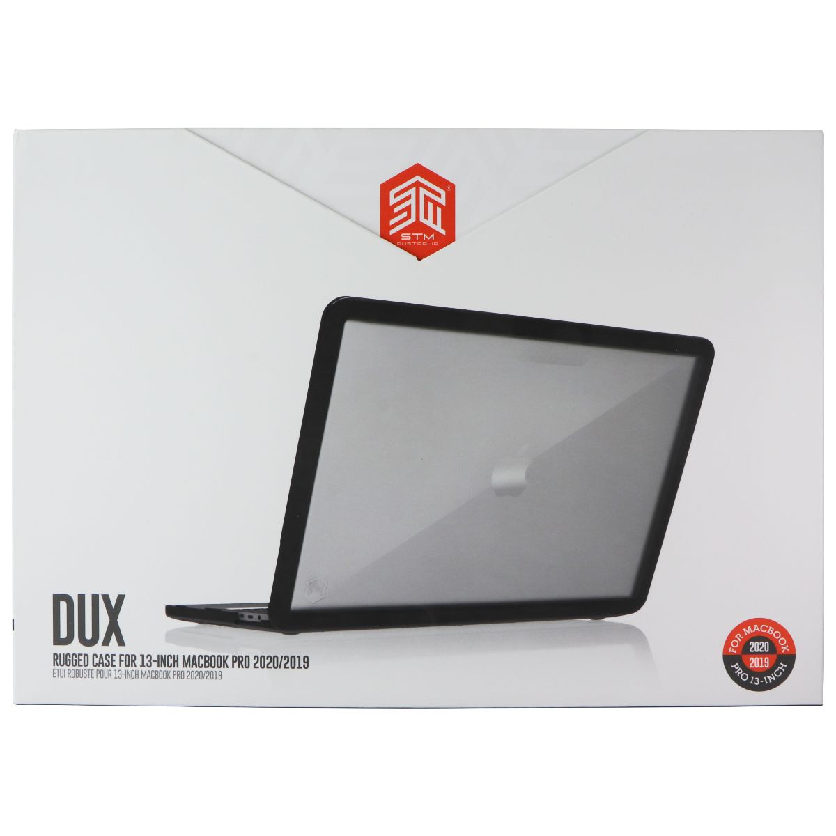STM Dux Series Rugged Case for Apple MacBook Pro 13-inch (2020/2019) - Black Computer Accessories - Laptop Cases & Bags STM - Simple Cell Bulk Wholesale Pricing - USA Seller