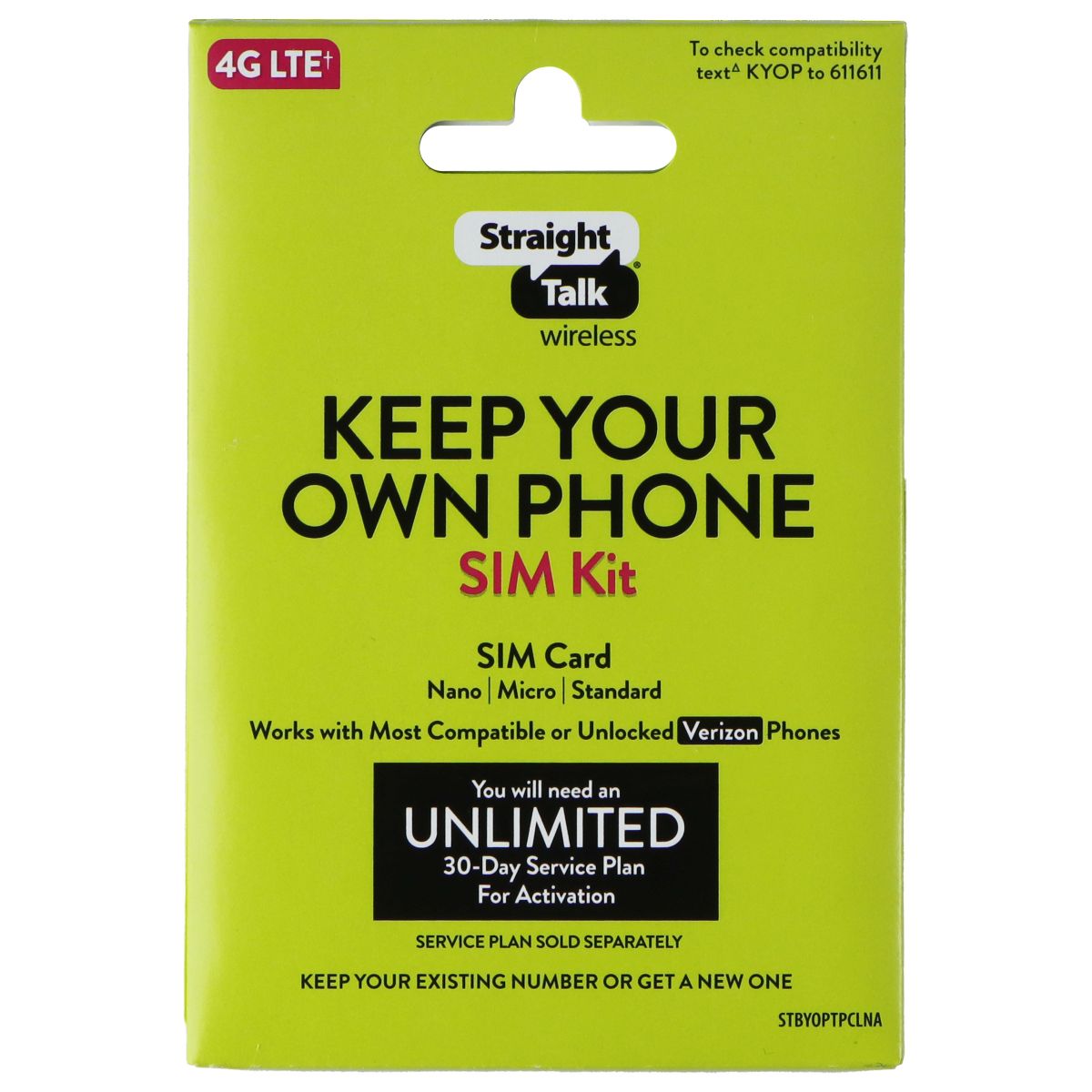 StraightTalk Wireless Verizon SIM Card KIT for Phones (Nano/Micro/Stndrd) MCNA Phone Cards & SIM Cards Straight Talk - Simple Cell Bulk Wholesale Pricing - USA Seller