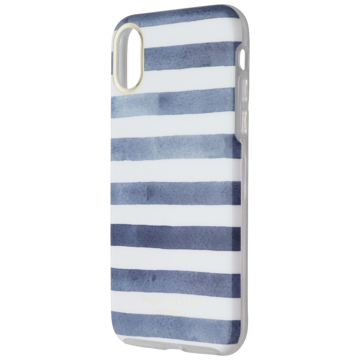 Sugar Paper Los Angeles Printed Case for Apple iPhone X - Blue/White Stripe