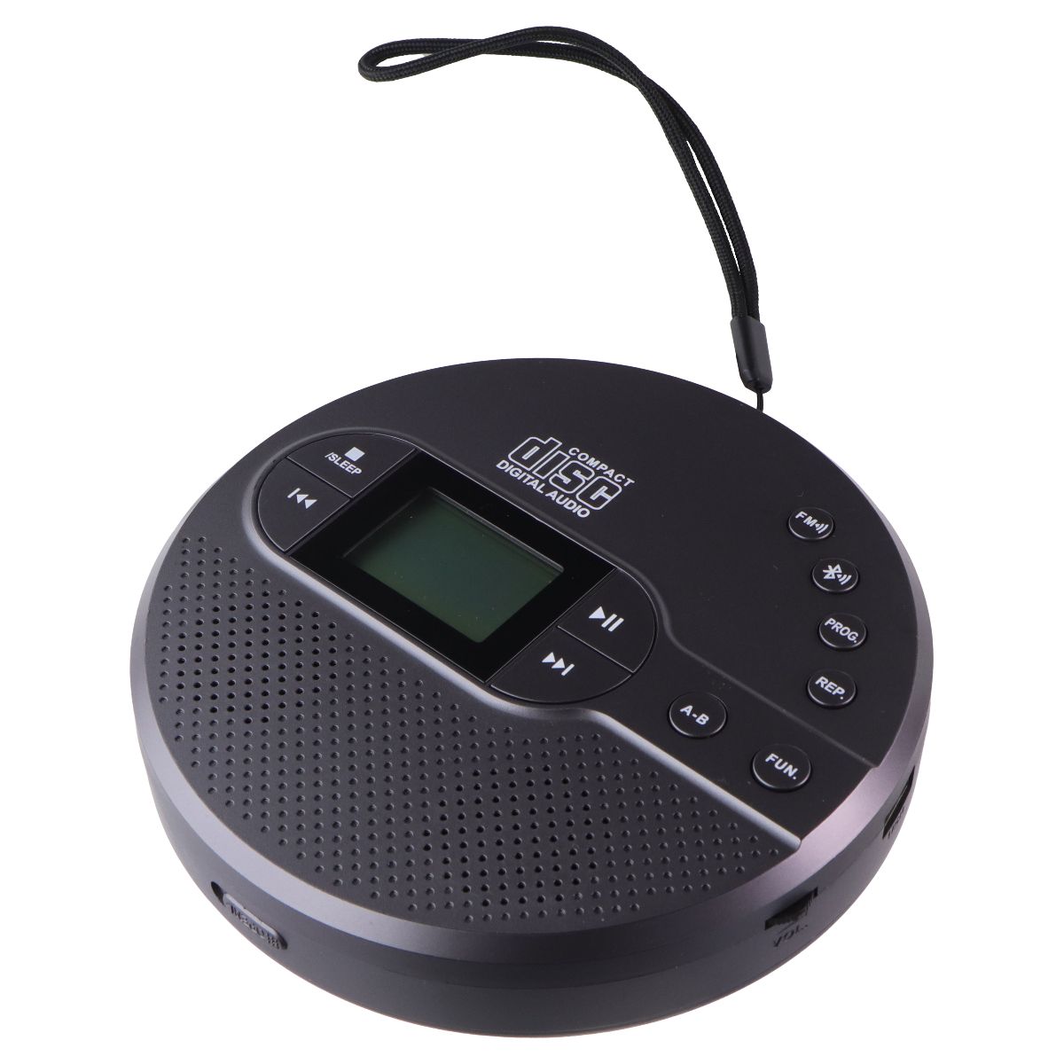 Sunoony USB / USB-C Portable CD Player w/ Bluetooth and FM (CD-35) - Black Portable Audio & Headphones - Personal CD Players Sunoony - Simple Cell Bulk Wholesale Pricing - USA Seller