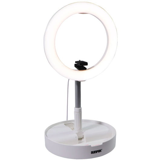 Sunpak - Folding Vlogging Kit with Boya Cardioid Microphone Large LED Ring Light TV, Video & Audio Accessories - Other TV, Video & Audio Accs Sunpak    - Simple Cell Bulk Wholesale Pricing - USA Seller