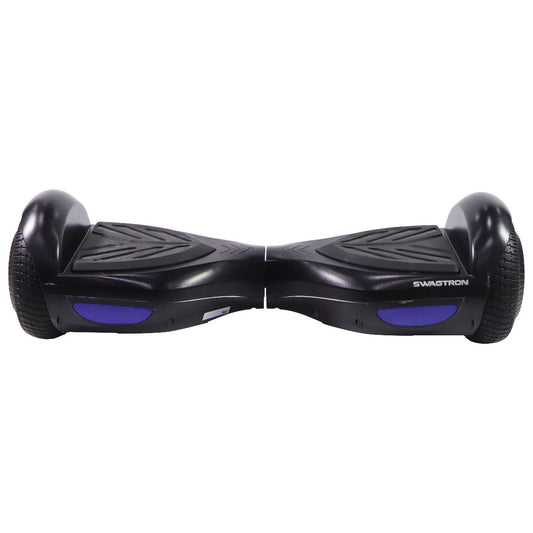 Swagtron Swagboard EVO V2 Hoverboard - 185 lb Weight Limit - Black