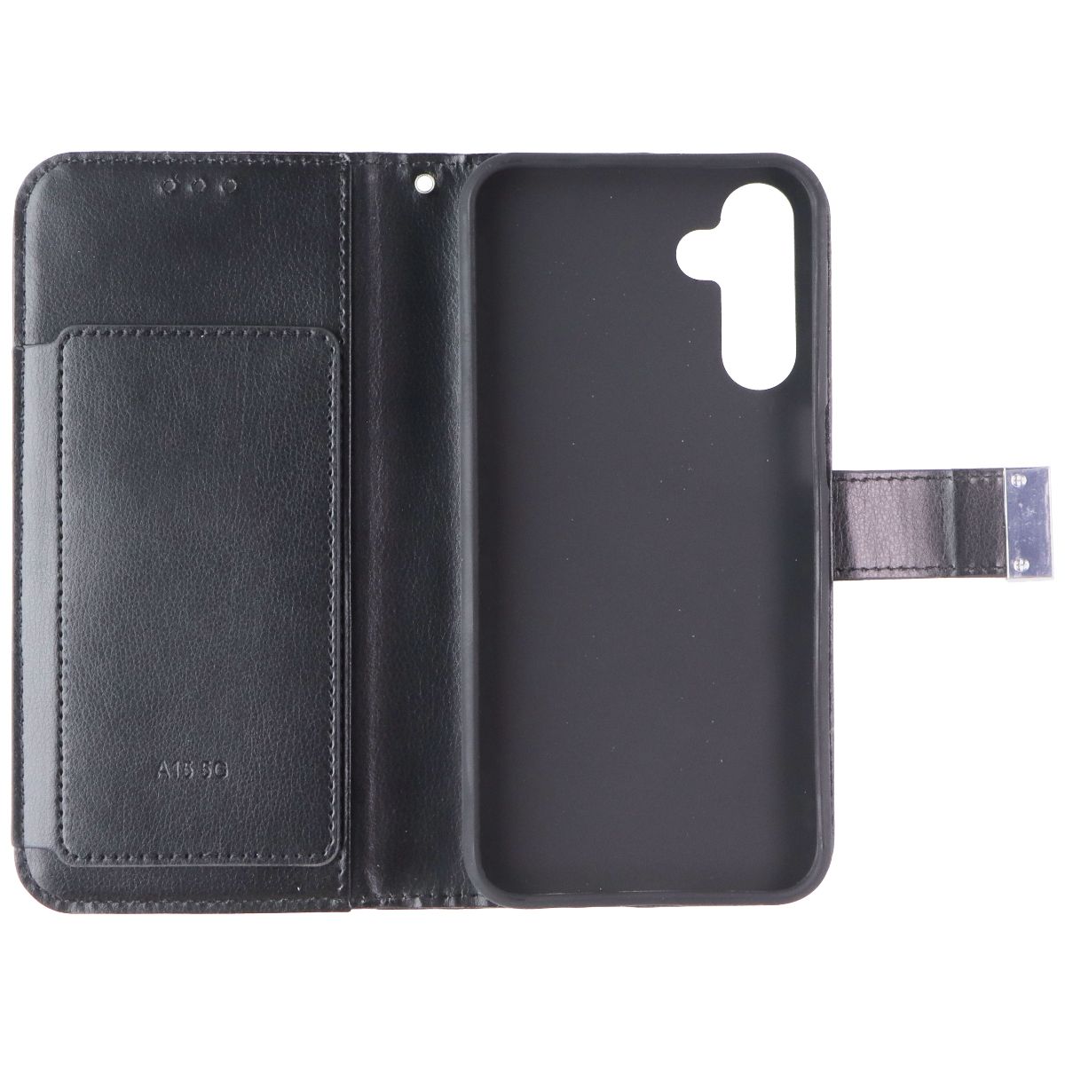 SYB Wallet Folio Series Case for Samsung Galaxy A15 (5G) - Black Cell Phone - Cases, Covers & Skins SYB - Simple Cell Bulk Wholesale Pricing - USA Seller