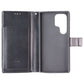 SYB Tech Accessory Folio Case for Samsung Galaxy S24 Ultra - Black Leather