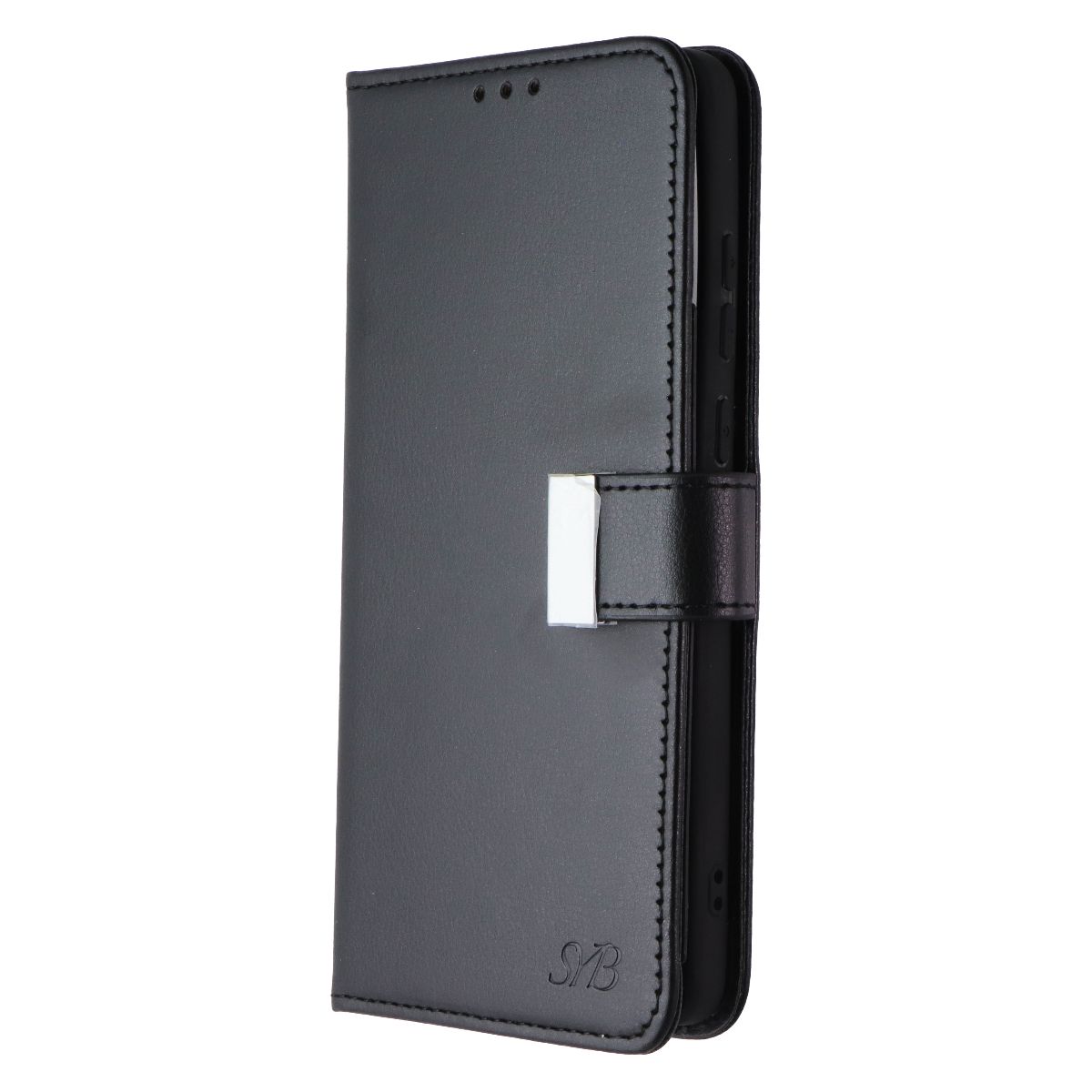 SYB Leather Wallet Case for Motorola Moto G Stylus 5G (2024) - Black Cell Phone - Cases, Covers & Skins SYB - Simple Cell Bulk Wholesale Pricing - USA Seller