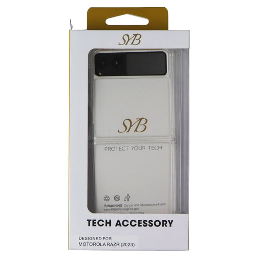 SYB Silicone Protective Phone Case for Motorola Razr (2023) - Clear Cell Phone - Cases, Covers & Skins SYB - Simple Cell Bulk Wholesale Pricing - USA Seller