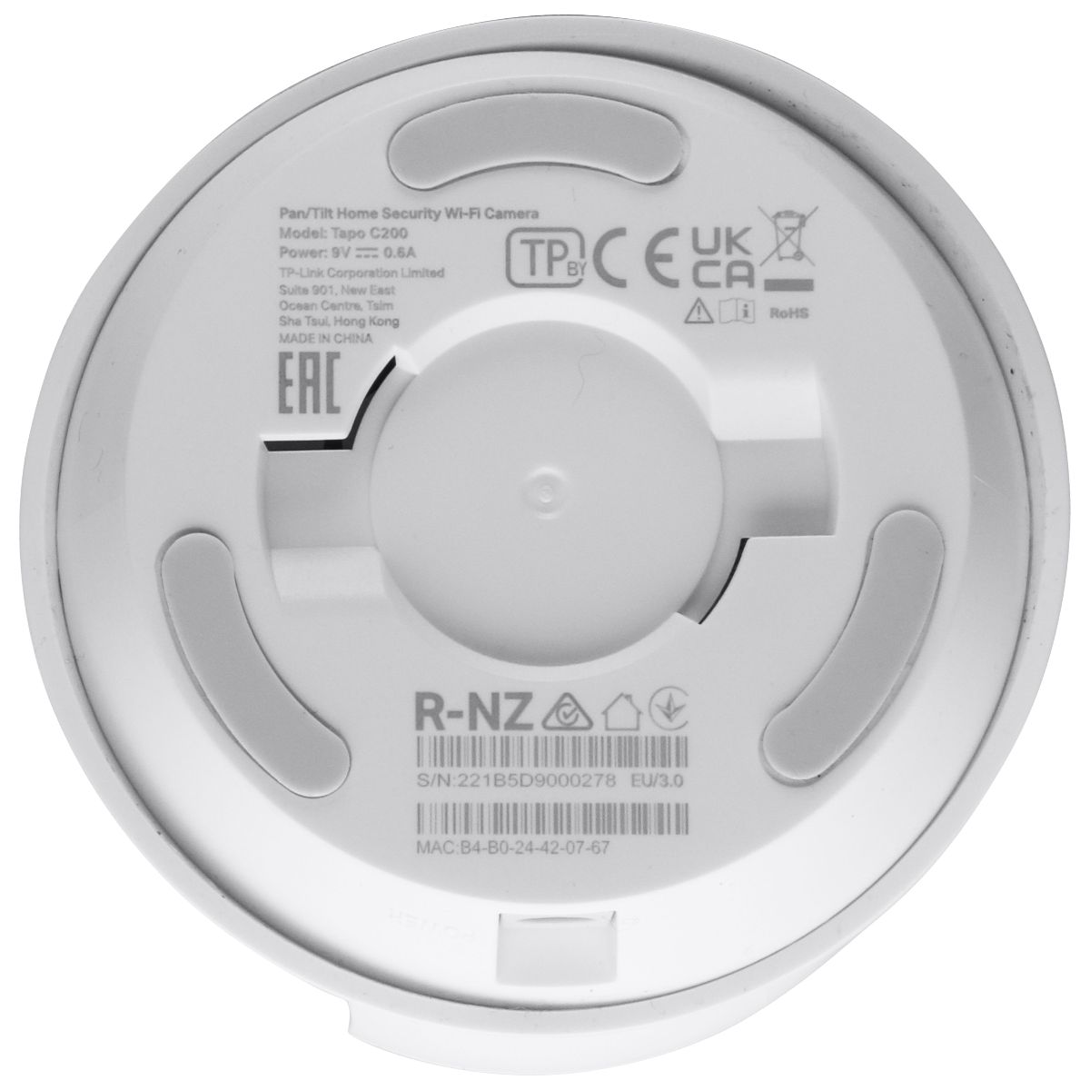 Tapo Tp-Link C200 Wired 1080p HD Pan/Tilt Security Wi-Fi Camera - White / 128GB Home Surveillance - Security Cameras Tapo - Simple Cell Bulk Wholesale Pricing - USA Seller