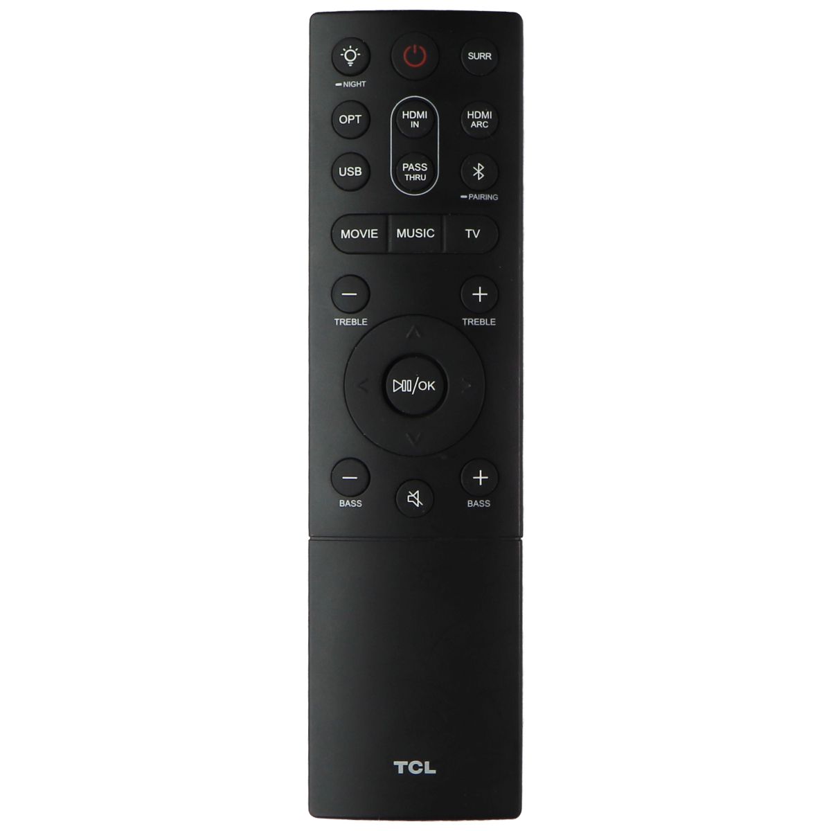 TCL Replacement Remote Control for Select TCL TVs - Black (QC21E26L18) TV, Video & Audio Accessories - Remote Controls TCL - Simple Cell Bulk Wholesale Pricing - USA Seller
