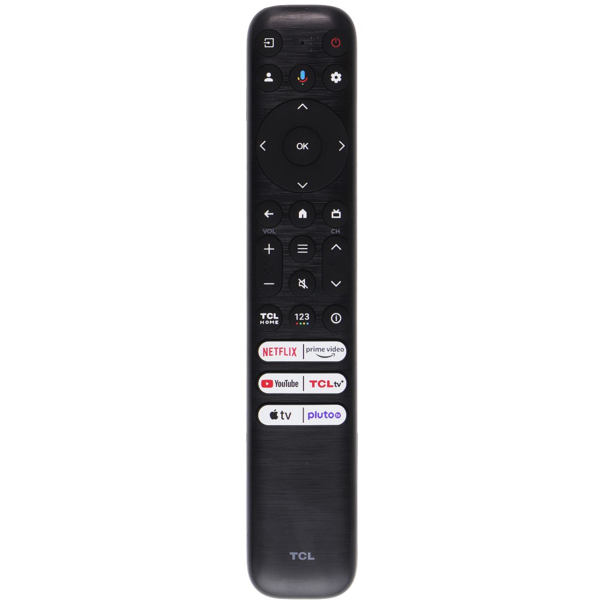 TCL Remote Control (RC923/FMB2) Netflix/Prime/YouTube/TCLtv/AppleTV/PlutoTV TV, Video & Audio Accessories - Remote Controls TCL    - Simple Cell Bulk Wholesale Pricing - USA Seller