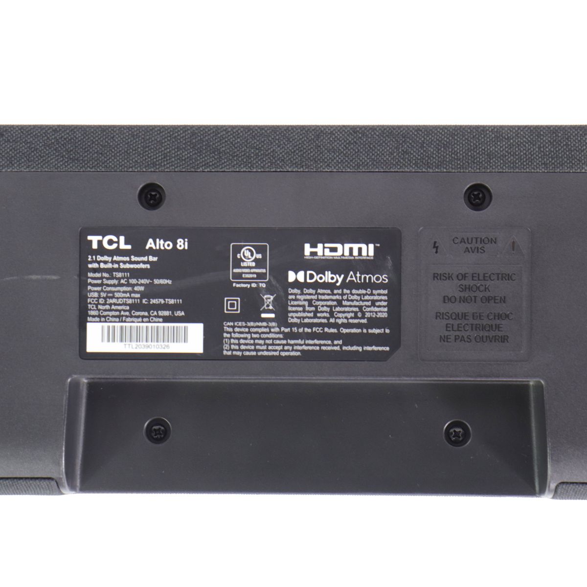 TCL Alto 8i Bluetooth Soundbar (TS8111) 2.1 CH - (Soundbar Only - No Subwoofer*) Home Multimedia - Home Speakers & Subwoofers TCL - Simple Cell Bulk Wholesale Pricing - USA Seller