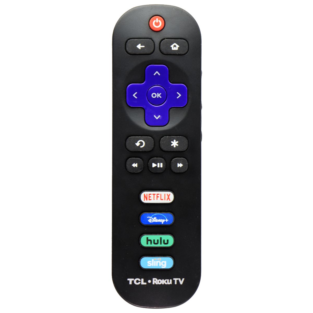TCL Replacement Roku TV Remote with Netflix/Disney+/Hulu/Sling Hotkey Buttons