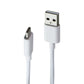 TCL (2.5-Ft) USB to USB-C Charge/Sync Cable - White (CDA0000128C1)
