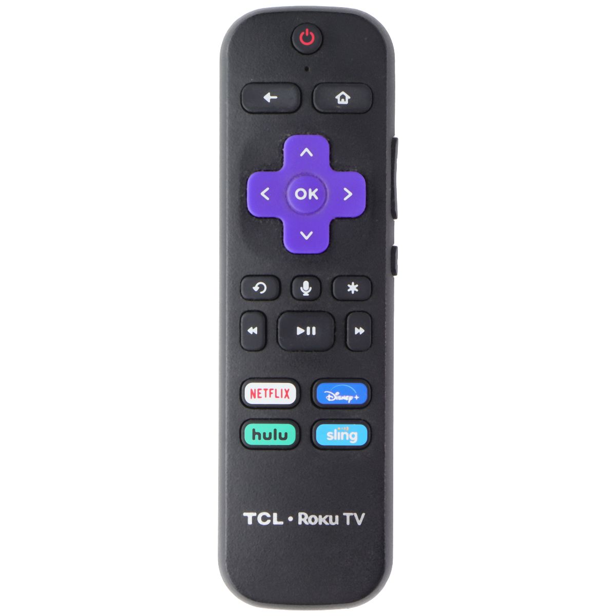 TCL Roku TV Remote w/ Voice Search w/ Netflix/Disney+/Hulu/Sling Hot Keys TV, Video & Audio Accessories - Remote Controls TCL - Simple Cell Bulk Wholesale Pricing - USA Seller