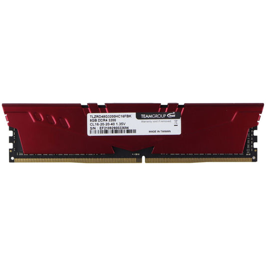 TeamGroup T-Force Vulcan Z (8GB) DDR4-3200 RAM (TLZRD48G3200HC16FBK) - Red Computer Parts - Memory (RAM) TeamGroup    - Simple Cell Bulk Wholesale Pricing - USA Seller