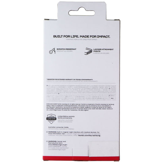 Tech21 EvoClear Series Magnetic Case for Samsung Galaxy Z Flip 7 - Clear Cell Phone - Cases, Covers & Skins Tech21 - Simple Cell Bulk Wholesale Pricing - USA Seller