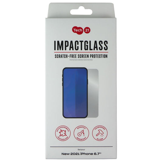 Tech21 Impact Glass Screen Protector for Apple iPhone 13 Pro Max Cell Phone - Screen Protectors Tech21 - Simple Cell Bulk Wholesale Pricing - USA Seller