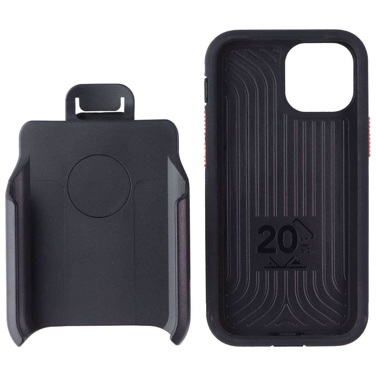 Tech21 EvoMax Series Protective Holster Case for Apple iPhone 13 Mini - Black Cell Phone - Cases, Covers & Skins Tech21 - Simple Cell Bulk Wholesale Pricing - USA Seller