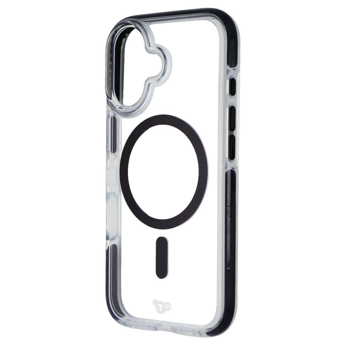 Tech21 EvoCrystal Case for MagSafe for Apple iPhone 16 - Clear/Black