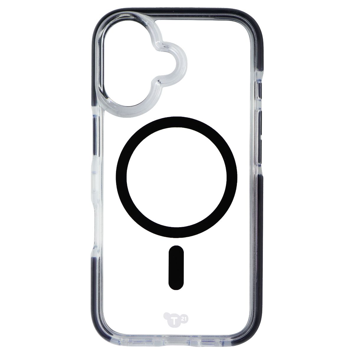 Tech21 EvoCrystal Case for MagSafe for Apple iPhone 16 - Clear/Black