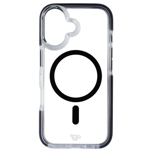 Tech21 EvoCrystal Case for MagSafe for Apple iPhone 16 - Clear/Black