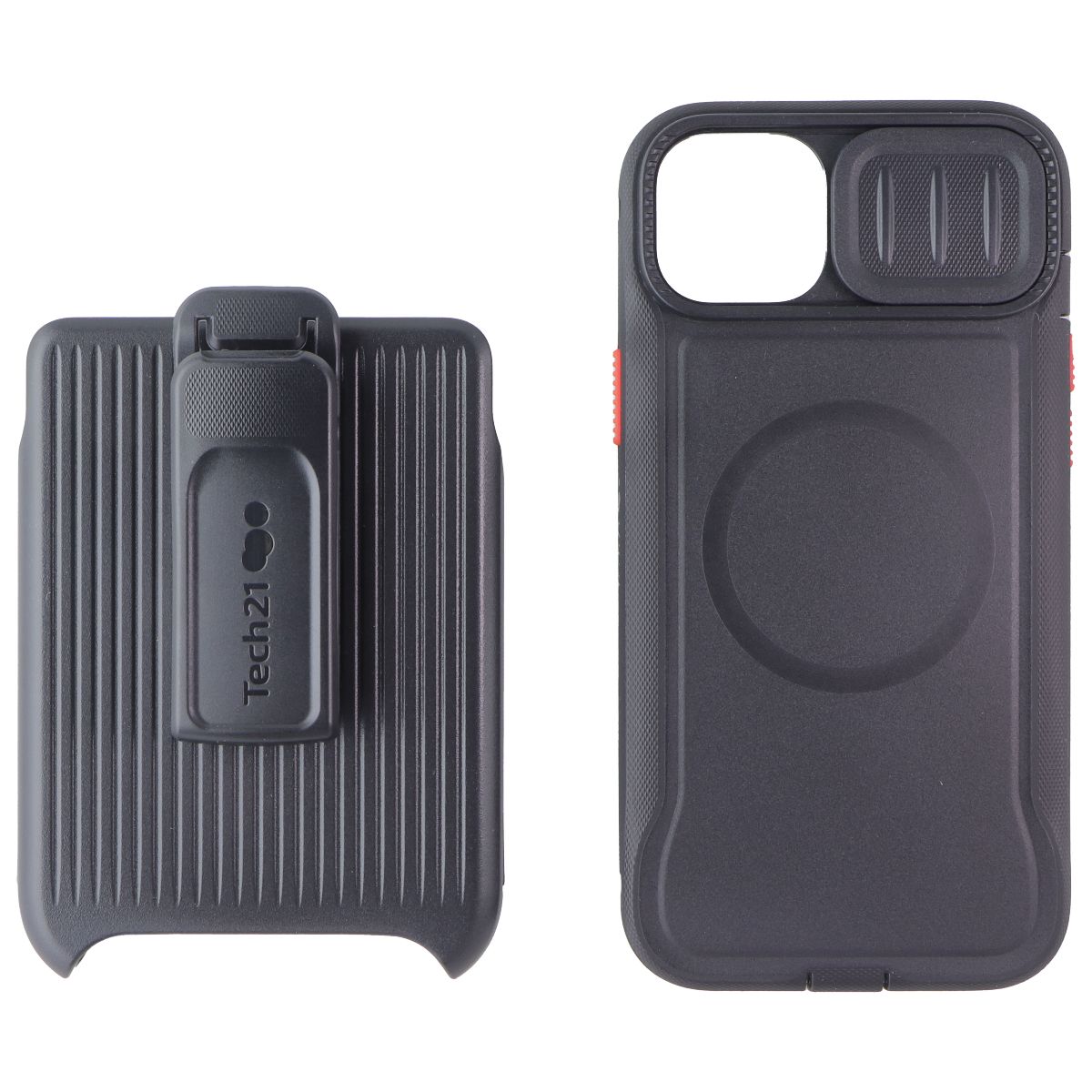 Tech21 EvoMax Case for MagSafe and Holster for Apple iPhone 14 Plus - Black Cell Phone - Cases, Covers & Skins Tech21 - Simple Cell Bulk Wholesale Pricing - USA Seller