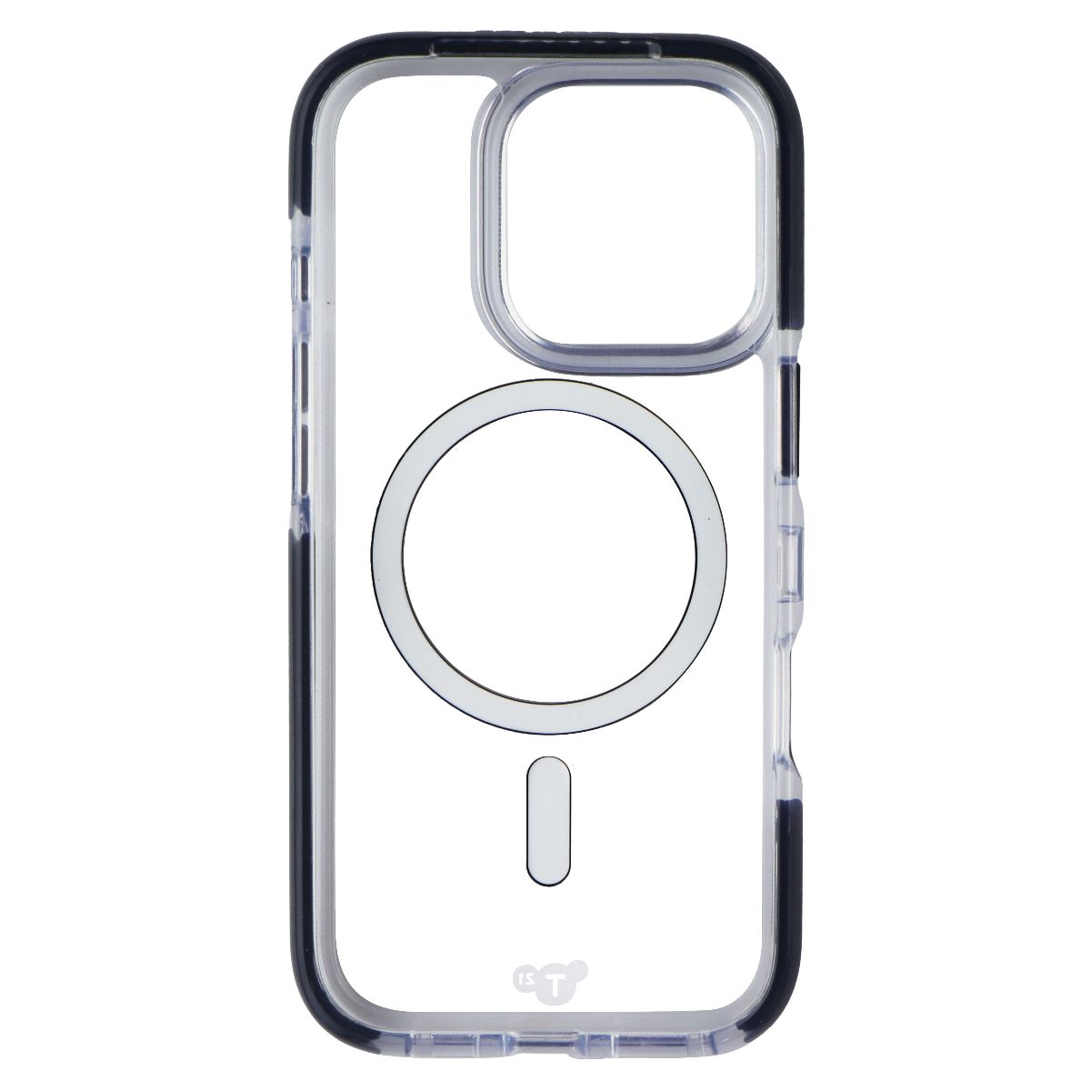 Tech21 EvoCrystal Series Case for MagSafe for Apple iPhone 16 Pro - Clear/Black Cell Phone - Cases, Covers & Skins Tech21 - Simple Cell Bulk Wholesale Pricing - USA Seller