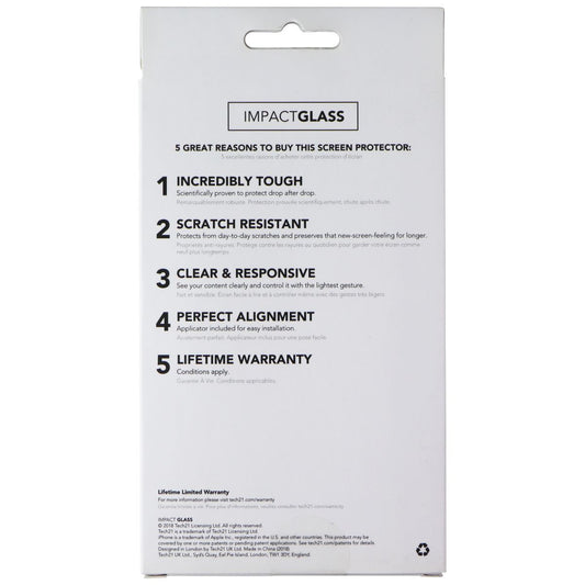 Tech21 Impact Glass Screen Protector for Apple iPhone Xs Max Cell Phone - Screen Protectors Tech21 - Simple Cell Bulk Wholesale Pricing - USA Seller