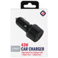 TEKYA 43W Dual Port (USB-A + USB-C) Car Charger - Black
