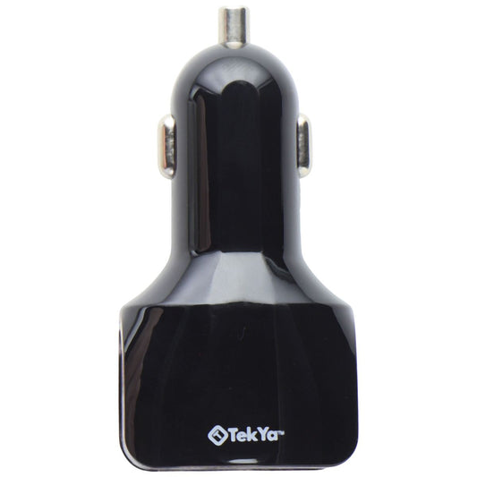 TekYa 38W Dual Port Car Charger Head with USB-C PD - Black Cell Phone - Chargers & Cradles TekYa - Simple Cell Bulk Wholesale Pricing - USA Seller