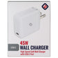 TekYa (45W) High Speed GaN Wall Charger with USB-C Port - Black
