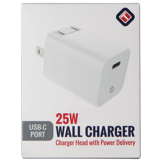 TekYa 25W USB-C Wall Charger for Smartphones/Tablets - White (UNIACT20394) Cell Phone - Chargers & Cradles TekYa - Simple Cell Bulk Wholesale Pricing - USA Seller