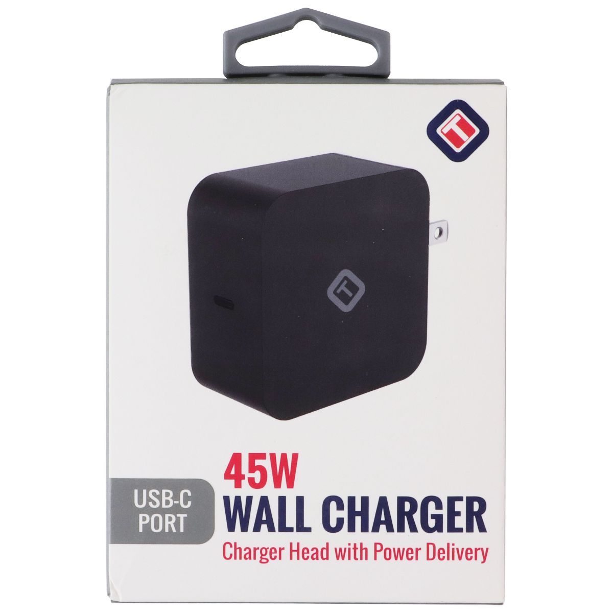 Tekya 45W Wall Charger Single USB-C with Power Delivery - Black