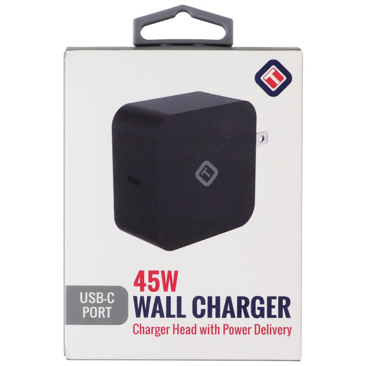 Tekya 45W Wall Charger Single USB-C with Power Delivery - Black Cell Phone - Chargers & Cradles TekYa - Simple Cell Bulk Wholesale Pricing - USA Seller