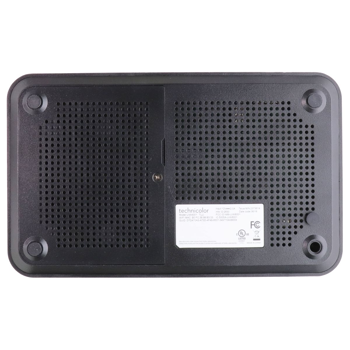 Telus 4K High Definition TV Receiver Box (UIW4001) - Black